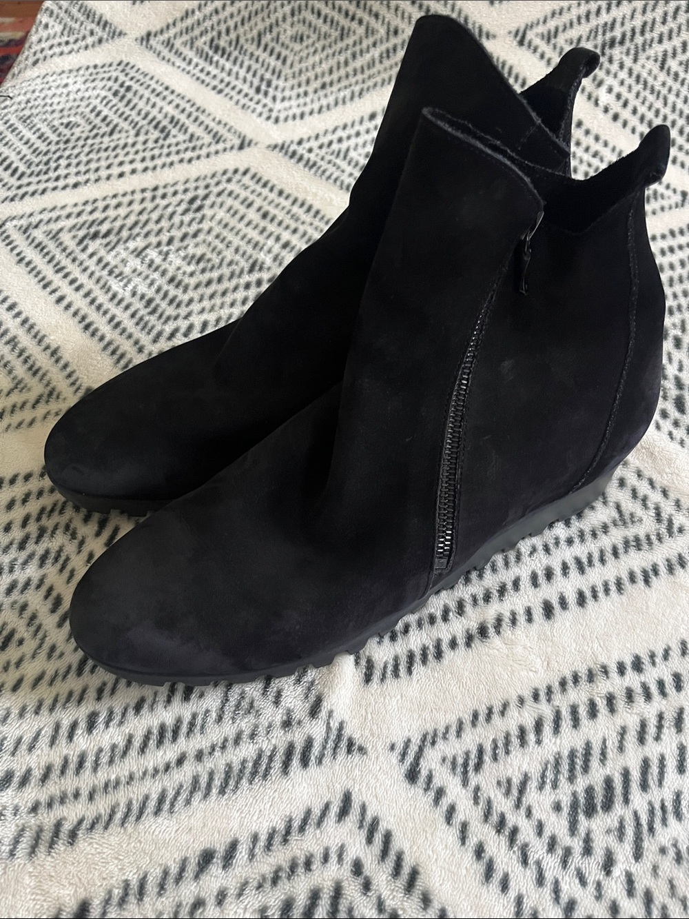 Amazing Arche Lomage Suede Black Ankle Boots 41 9.5 - Picture 4 of 9